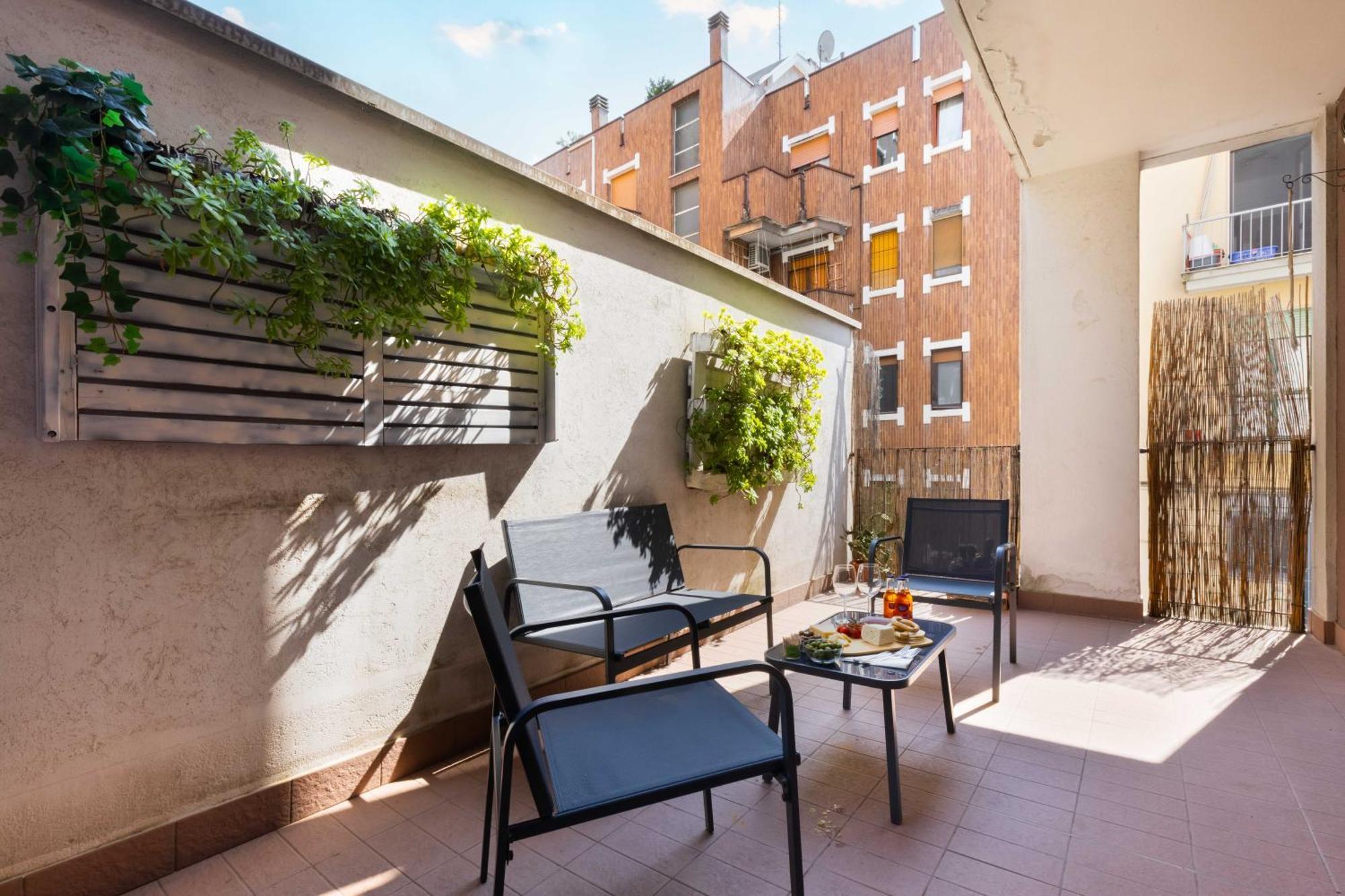 Terrace Milan Con Parcheggio Incluso Lägenhet Exteriör bild